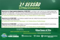 1ª Sessão Extraordinária do 4º Período Legislativo da 9ª Legislatura