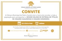 A CÂMARA MUNICIPAL DE PEDRO CANÁRIO CONVIDA
