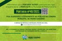 CONTINUA SUSPENSO O ATENDIMENTO AO PÚBLICO NA CÂMARA ENQUANTO DURAR O RISCO ALTO NO MUNICÍPIO DE PEDRO CANÁRIO CONTINUA SUSPENSO O ATENDIMENTO AO PÚBLICO NA CÂMARA ENQUANTO DURAR O RISCO ALTO NO MUNICÍPIO DE PEDRO CANÁRIO
