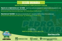 Pauta da 5ª Sessão Ordinária do 4º Período Legislativo da 9ª Legislatura