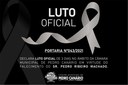PORTARIA Nº043/2021 - DECLARA LUTO OFICIAL PORTARIA Nº043/2021 - DECLARA LUTO OFICIAL