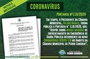 Portaria nº119/2020 - CORONAVÍRUS (COVID-19)
