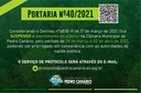 PORTARIA Nº40/2021 SUSPENDE O ATENDIMENTO AO PÚBLICO NA CÂMARA MUNICIPAL DE PEDRO CANÁRIO