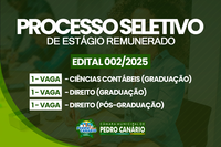 PROCESSO SELETIVO EDITAL 002/2025