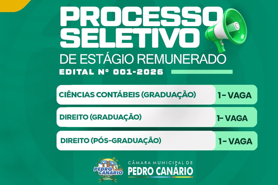 PROCESSO SELETIVO SIMPLIFICADO DE ESTAGIO - GRADUAÇÃO EM DIREITO E CIÊNCIAS CONTABÉIS E PÓS GRADUAÇÃO EM DIREITO